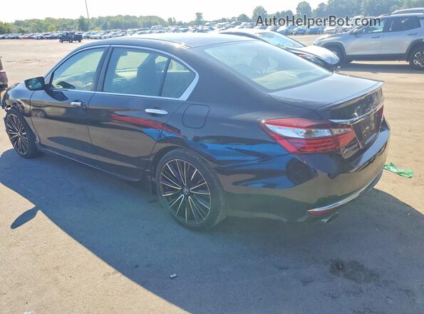 1HGCR2F51HA275076 2017 HONDA ACCORD Black უკანა მარცხენა