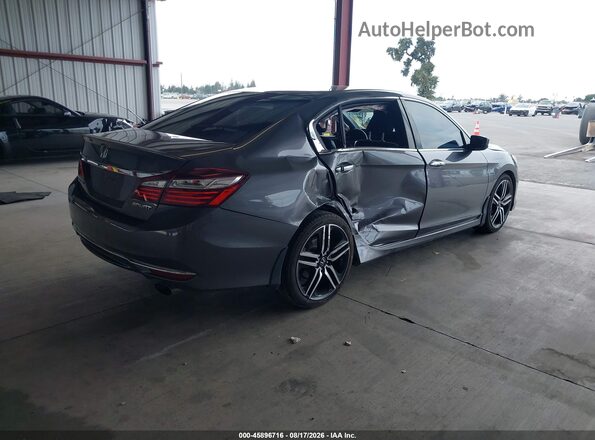 1HGCR2F51HA295487 2017 HONDA ACCORD Gray Հետևի աջ