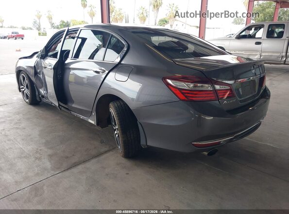 1HGCR2F51HA295487 2017 HONDA ACCORD Gray Հետևի ձախ