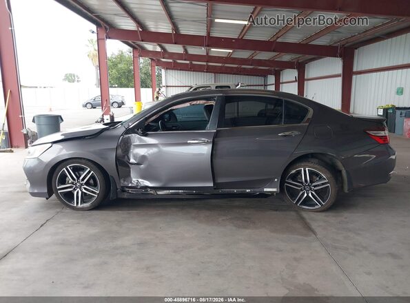1HGCR2F51HA295487 2017 HONDA ACCORD Gray Սալոնի 360 աստիճան տեսք