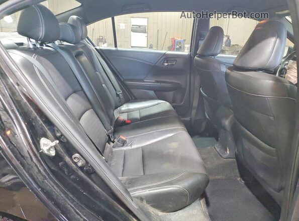 1HGCR2F52GA066847 2016 HONDA ACCORD Черный Вид задних сидений