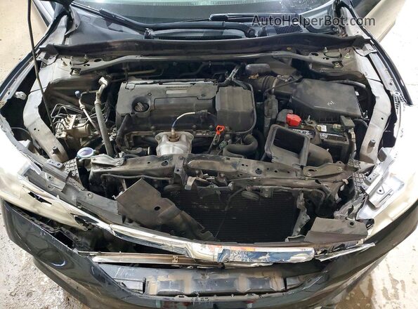 1HGCR2F52GA066847 2016 HONDA ACCORD Черный Вид задней части салона