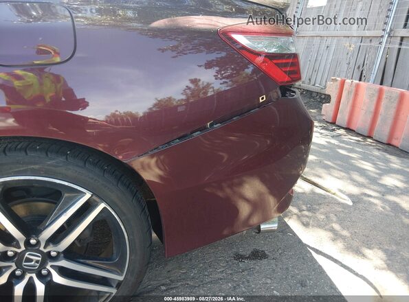 1HGCR2F52GA105291 2016 HONDA ACCORD Maroon 