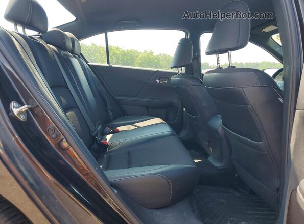 1HGCR2F52GA177933 2016 HONDA ACCORD Brown Vista de los asientos traseros