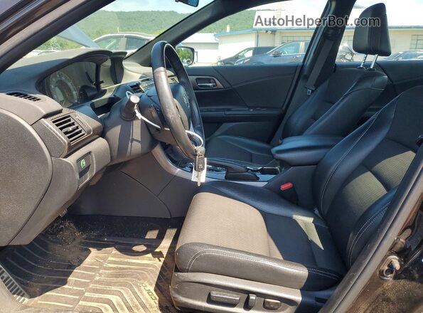 1HGCR2F52GA177933 2016 HONDA ACCORD Brown Vista interior delantera