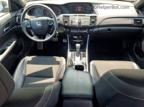 1HGCR2F52GA229030 2016 HONDA ACCORD Черный Вид панели приборов