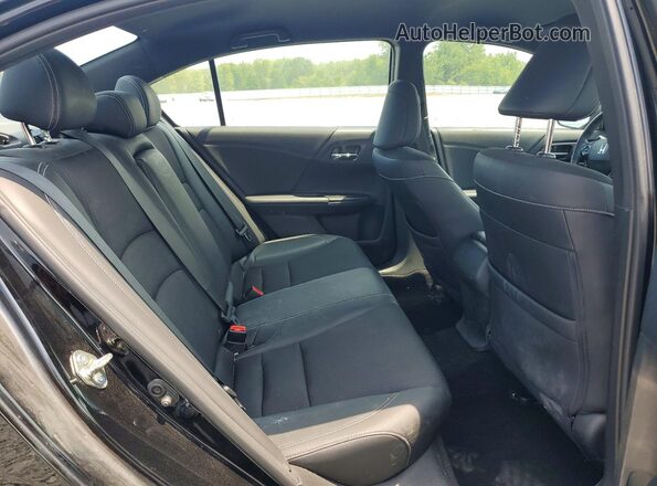 1HGCR2F52GA229030 2016 HONDA ACCORD Черный Вид задних сидений