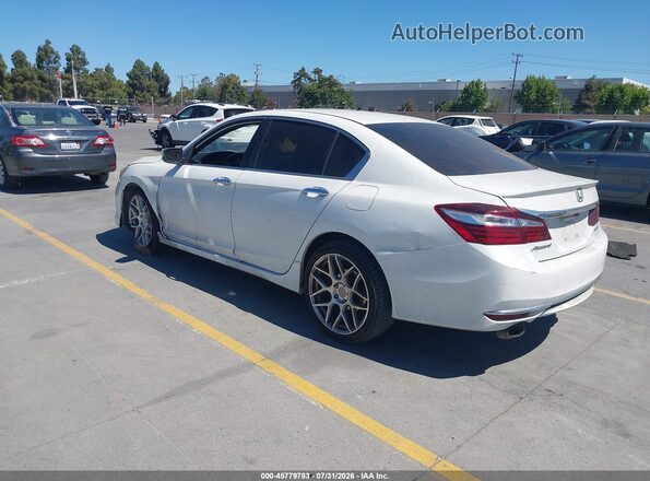 1HGCR2F52GA235099 2016 HONDA ACCORD White უკანა მარცხენა