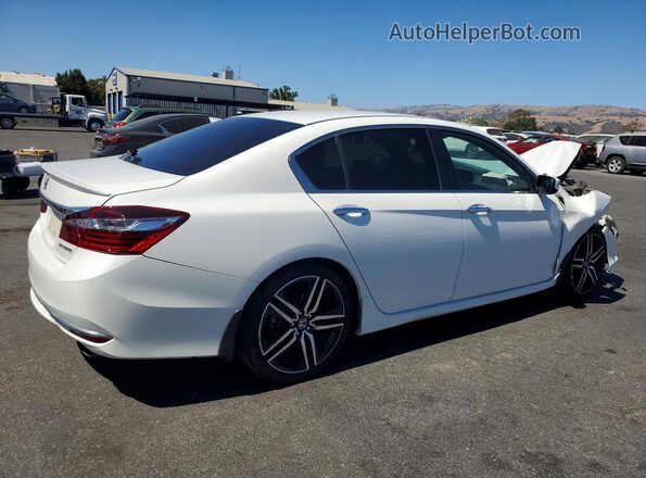 1HGCR2F52HA071452 2017 HONDA ACCORD White Задня права чверть