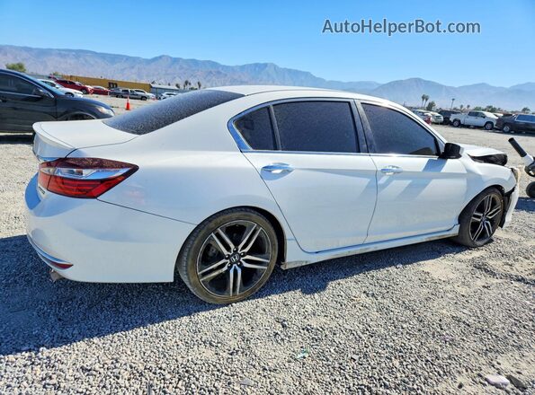 1HGCR2F52HA116423 2017 HONDA ACCORD White Задня права чверть