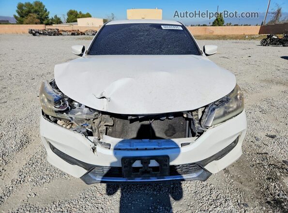 1HGCR2F52HA116423 2017 HONDA ACCORD White Вид спереду