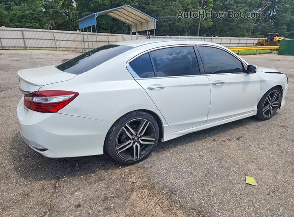 1HGCR2F52HA130712 2017 HONDA ACCORD White Rear right