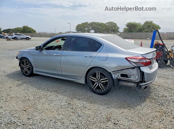 1HGCR2F52HA289262 2017 HONDA ACCORD Серебряный Задняя левая четверть