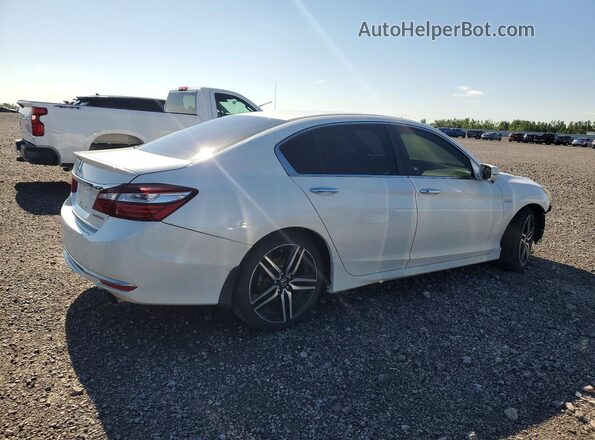 1HGCR2F52HA801201 2017 HONDA ACCORD White Հետևի աջ