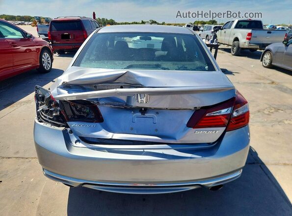1HGCR2F53GA059115 2016 HONDA ACCORD Silver Հետևի տեսք