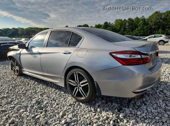 1HGCR2F53GA082118 2016 HONDA ACCORD Silver Задня ліва чверть
