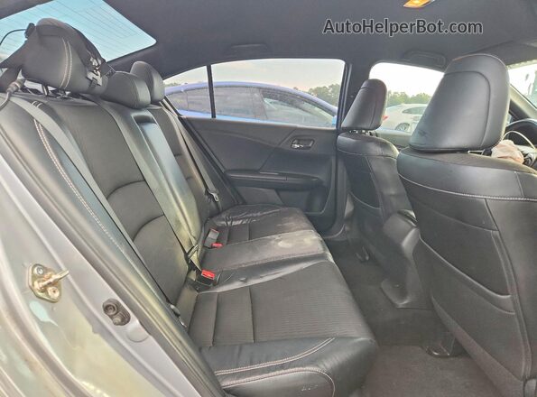 1HGCR2F53GA082118 2016 HONDA ACCORD Silver Вид задніх сидінь