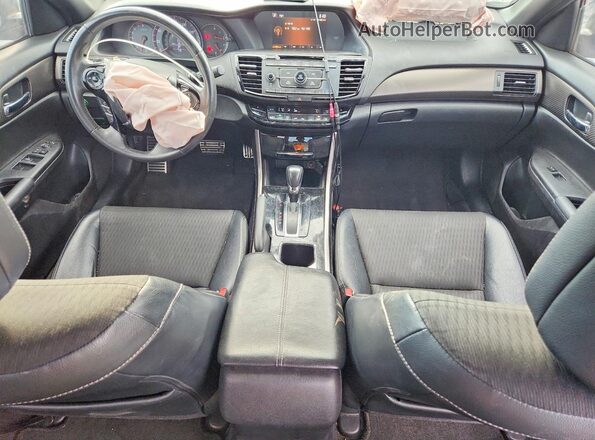 1HGCR2F53GA082118 2016 HONDA ACCORD Silver Вид панелі приладів