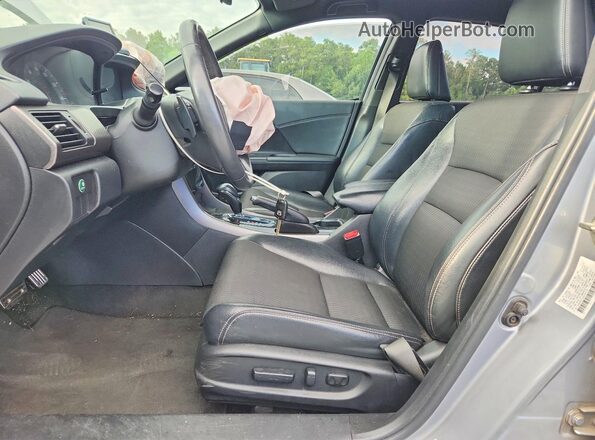 1HGCR2F53GA082118 2016 HONDA ACCORD Silver Вид салону спереду