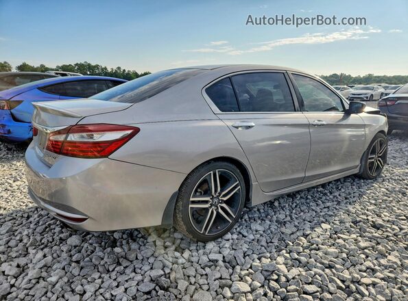 1HGCR2F53GA082118 2016 HONDA ACCORD Silver Задня права чверть