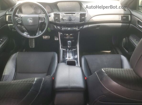 1HGCR2F53GA083172 2016 HONDA ACCORD Белый Вид панели приборов