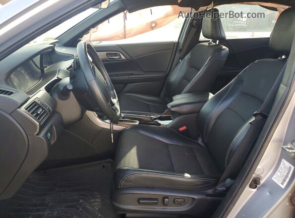 1HGCR2F53GA094480 2016 HONDA ACCORD Silver Vista interior delantera