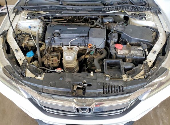 1HGCR2F53GA189346 2016 HONDA ACCORD Белый Вид задней части салона