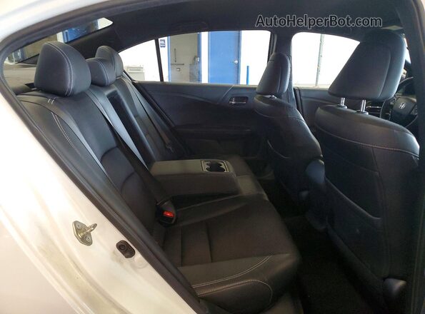 1HGCR2F53GA189346 2016 HONDA ACCORD Белый Вид задних сидений