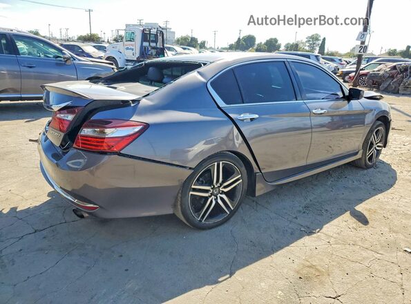 1HGCR2F53GA206422 2016 HONDA ACCORD Gray Rear right