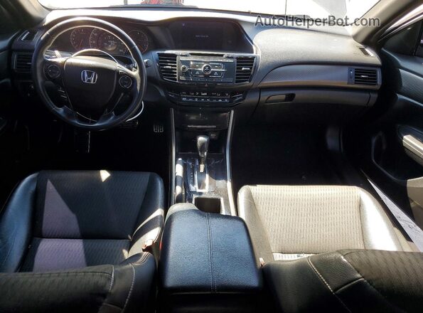 1HGCR2F53GA206422 2016 HONDA ACCORD Gray Dashboard view
