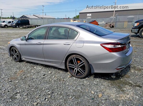1HGCR2F53GA804204 2016 HONDA ACCORD Silver Задня ліва чверть