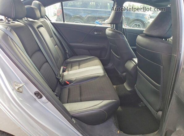 1HGCR2F53GA804204 2016 HONDA ACCORD Silver Вид задніх сидінь