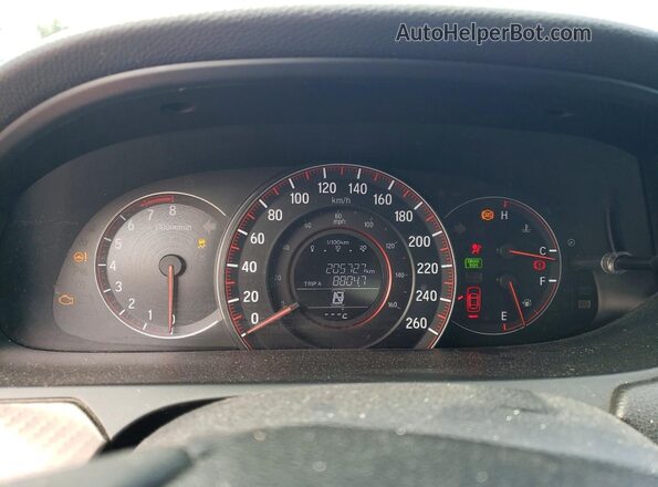 1HGCR2F53GA804204 2016 HONDA ACCORD Silver Вид щитка приладів