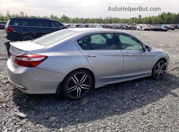 1HGCR2F53GA804204 2016 HONDA ACCORD Silver Задня права чверть