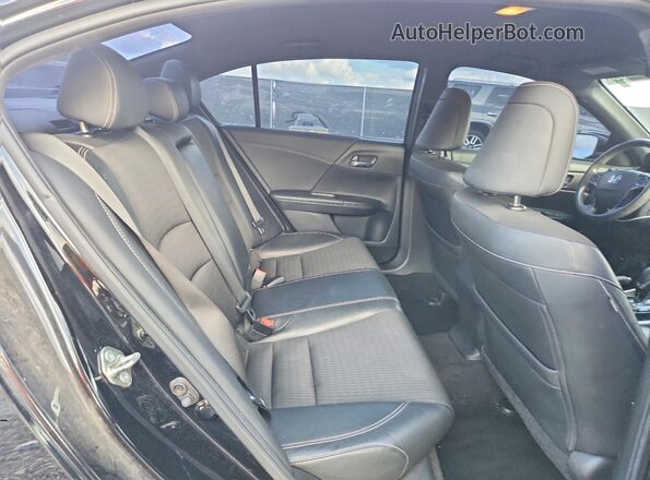 1HGCR2F53HA159880 2017 HONDA ACCORD Черный Вид задних сидений