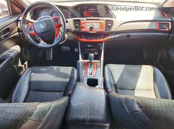 1HGCR2F53HA188926 2017 HONDA ACCORD Белый Вид панели приборов