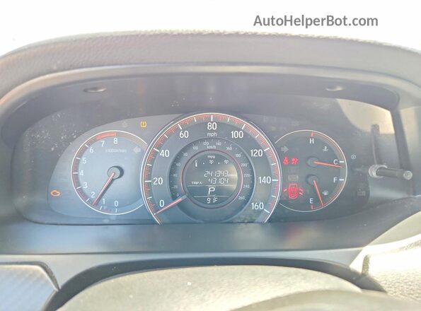 1HGCR2F53HA188926 2017 HONDA ACCORD Белый Вид щитка приборов