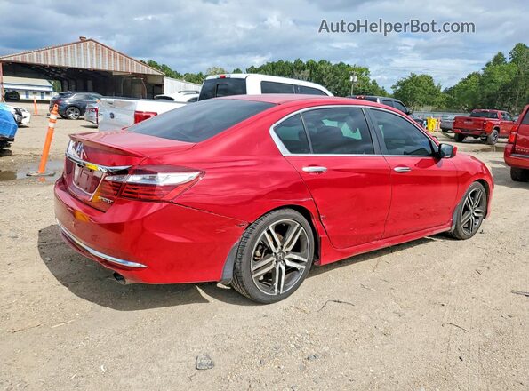 1HGCR2F53HA191552 2017 HONDA ACCORD Red Trasero derecho