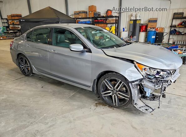 1HGCR2F53HA301581 2017 HONDA ACCORD Silver წინა მარჯვენა