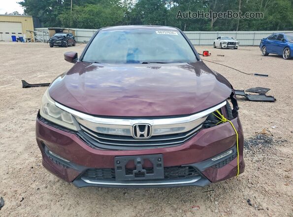 1HGCR2F53HA307283 2017 HONDA ACCORD Burgundy Widok z przodu