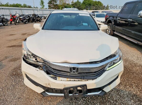 1HGCR2F53HA811705 2017 HONDA ACCORD White Widok z przodu