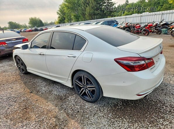 1HGCR2F53HA811705 2017 HONDA ACCORD White Tył lewy