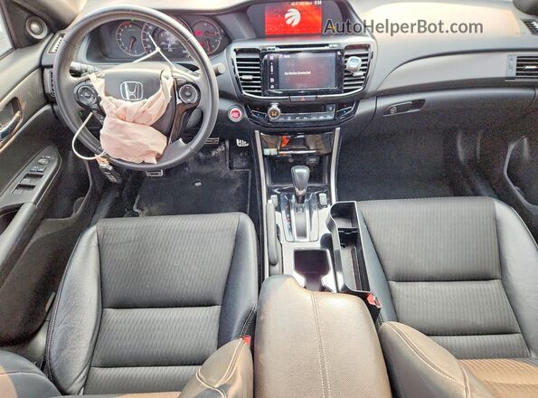 1HGCR2F53HA811705 2017 HONDA ACCORD White Widok deski rozdzielczej