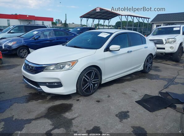 1HGCR2F54GA211144 2016 HONDA ACCORD White Передня ліва чверть
