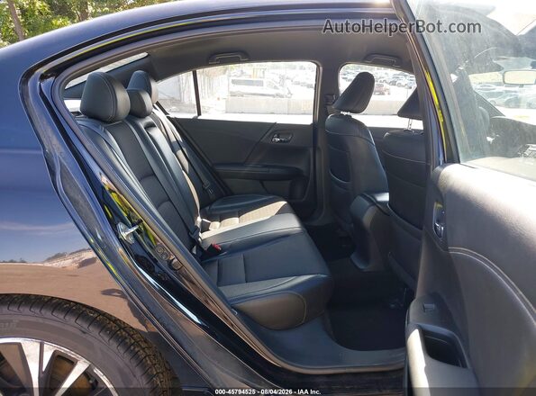 1HGCR2F54GA215839 2016 HONDA ACCORD Black Вид наклейки з VIN-кодом