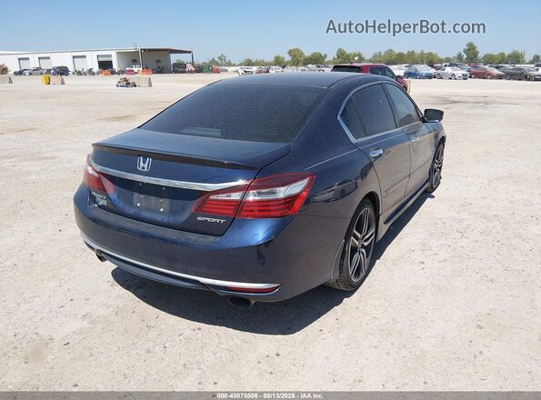 1HGCR2F54GA231023 2016 HONDA ACCORD Navy Trasero derecho