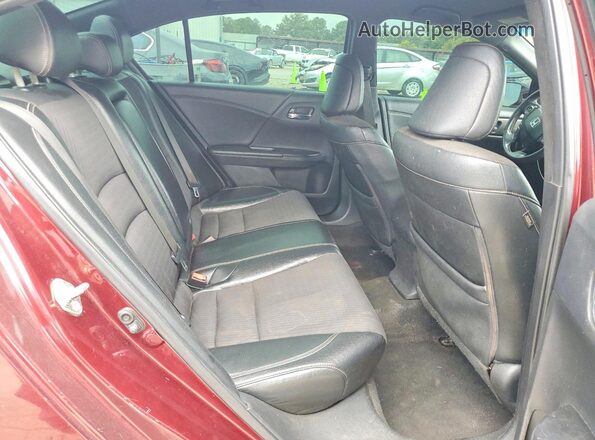1HGCR2F54GA240210 2016 HONDA ACCORD Burgundy Widok wnętrza z tyłu