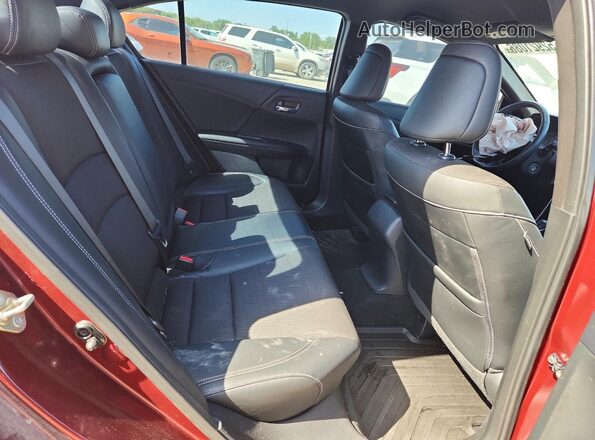 1HGCR2F54HA083635 2017 HONDA ACCORD Бордовый Вид задних сидений