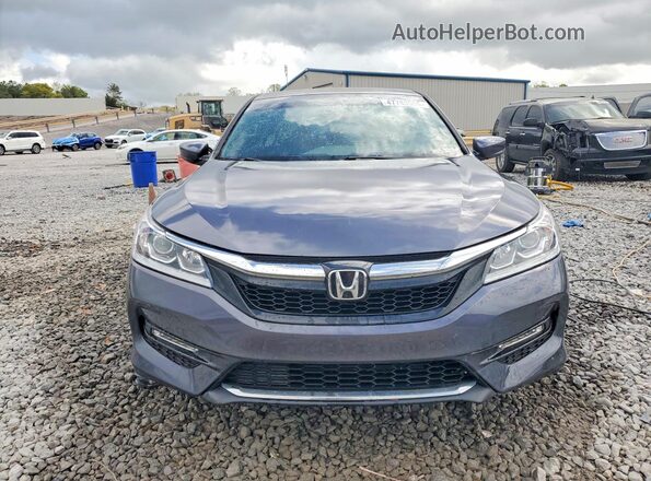 1HGCR2F54HA247420 2017 HONDA ACCORD Gray Widok z przodu