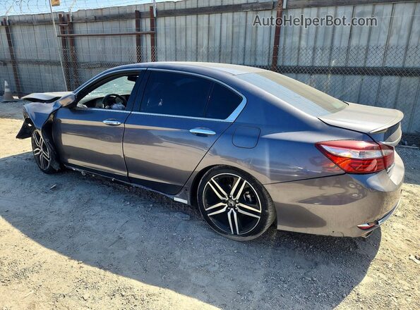 1HGCR2F54HA255243 2017 HONDA ACCORD Gray უკანა მარცხენა